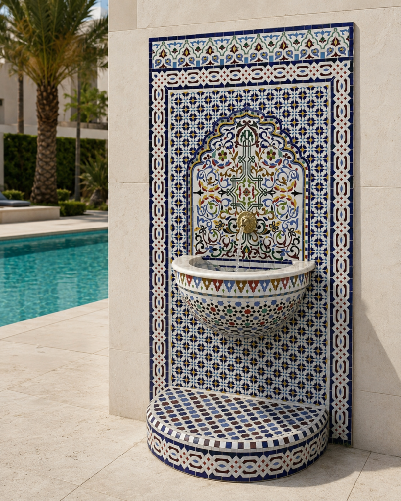 Zellige Fountain MF0042