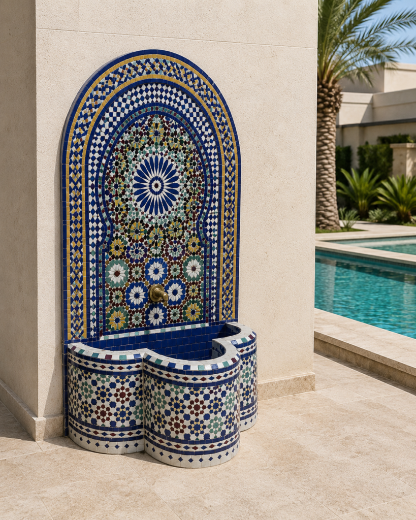 Zellige Fountain MF0044