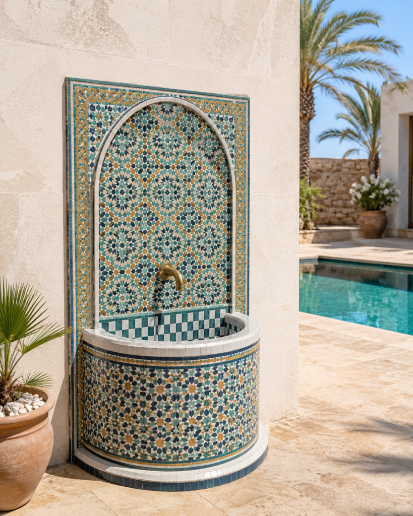 Zellige Fountain MF0047