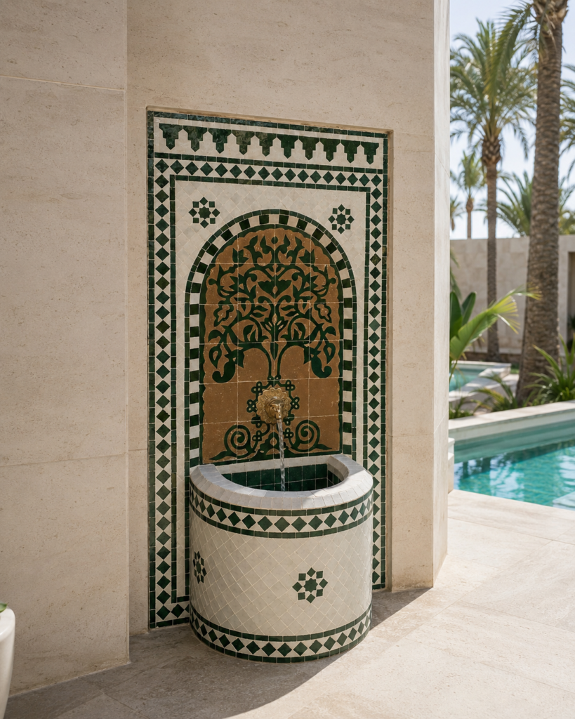 Zellige Fountain MF0052