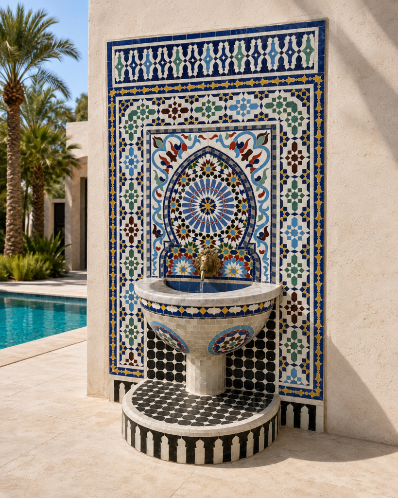 Zellige Fountain MF0054