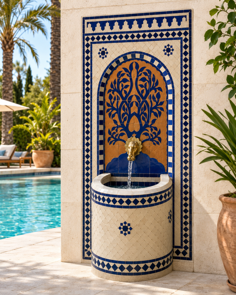 Zellige Fountain MF0056