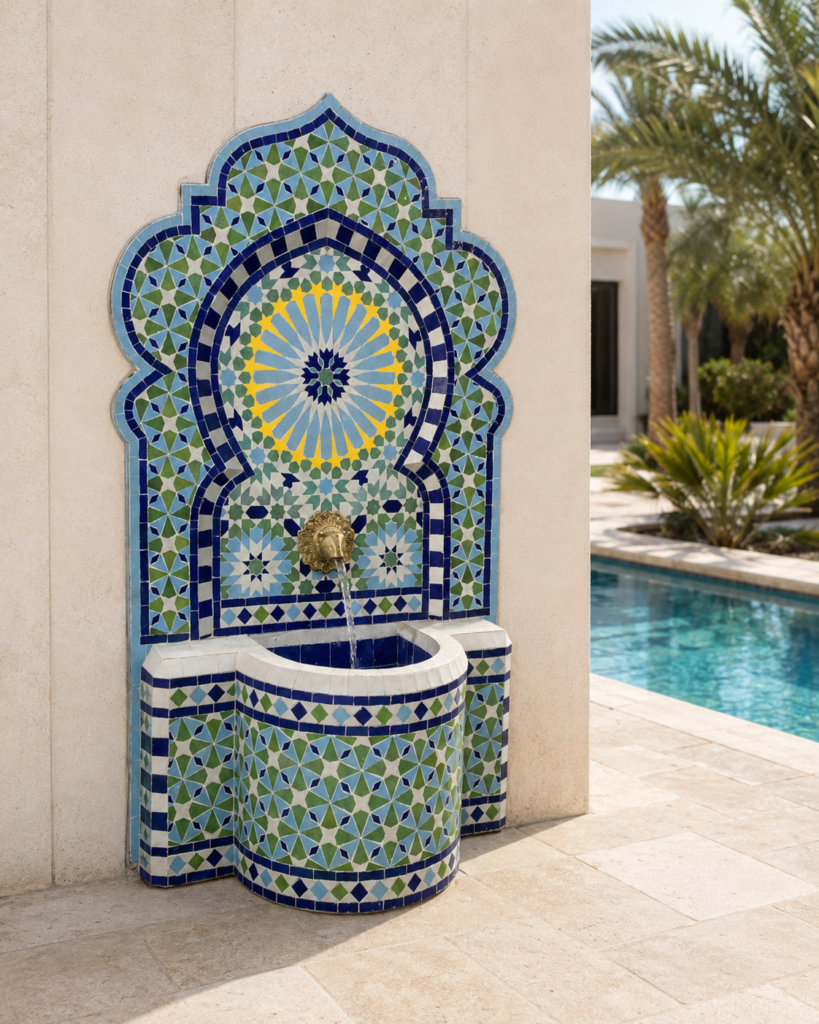 Zellige Fountain MF0065