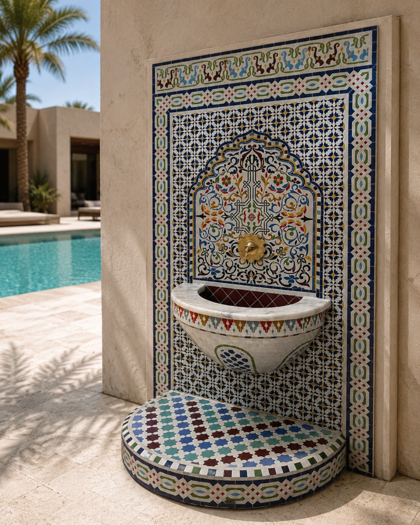Zellige Fountain MF0094