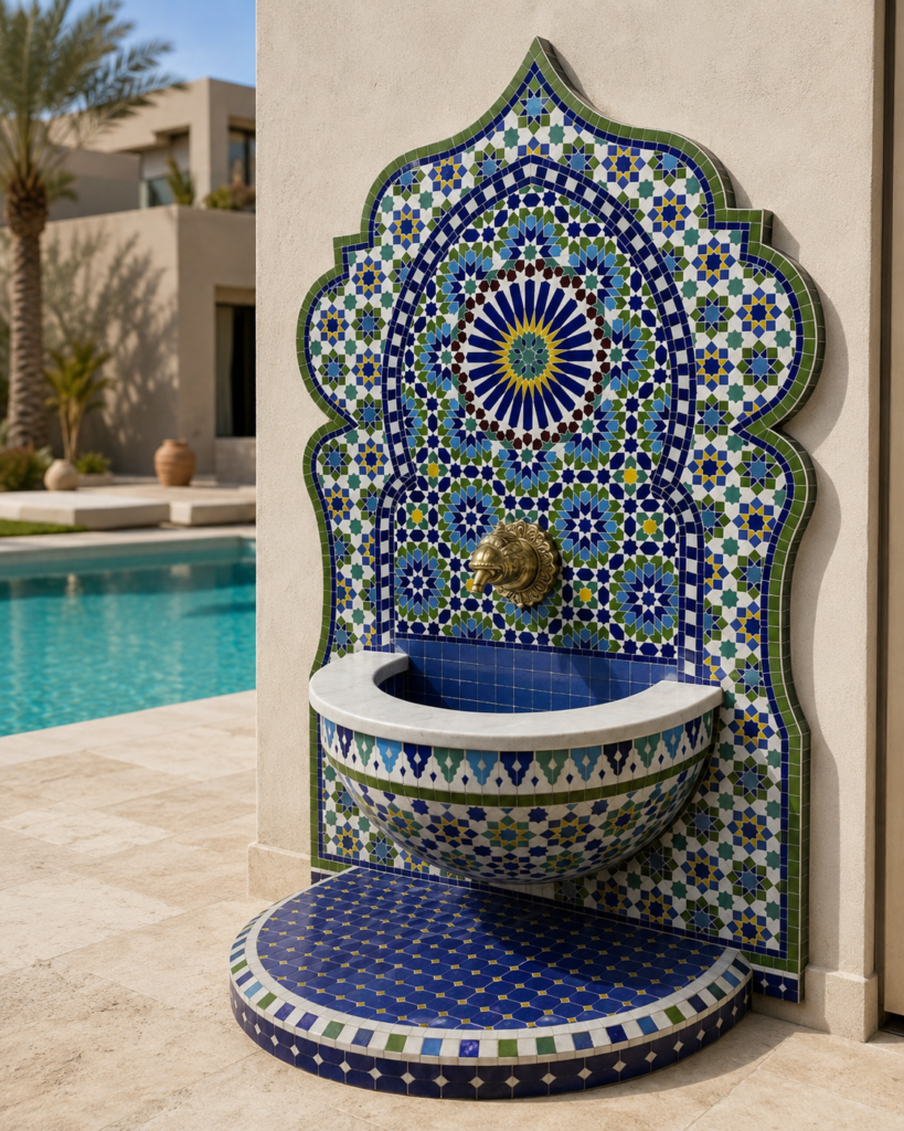 Zellige Fountain MF0096