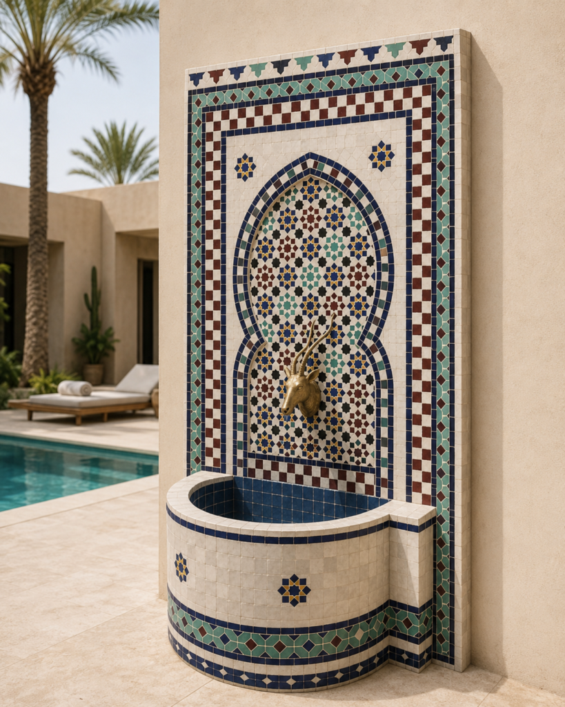 Zellige Fountain MF0105