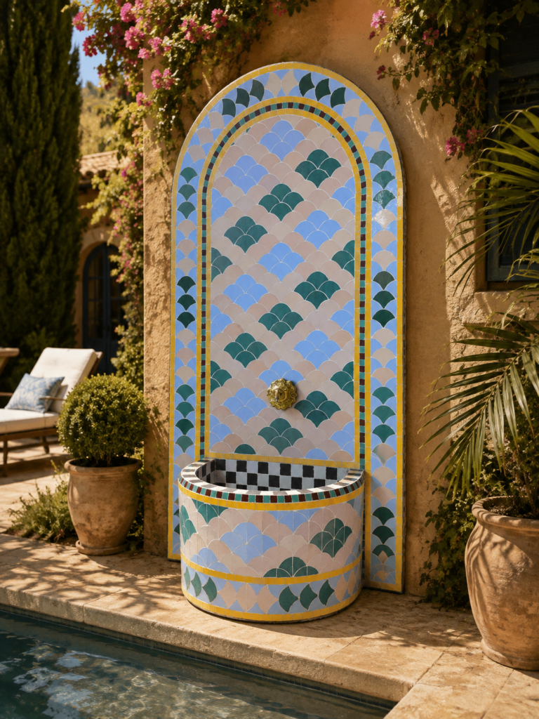 Zellige Fountain MF0149