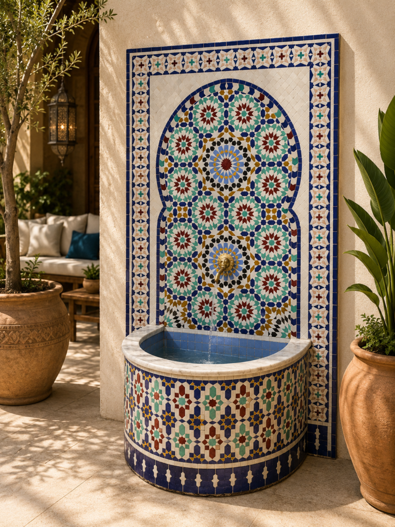 Zellige Fountain MF0179