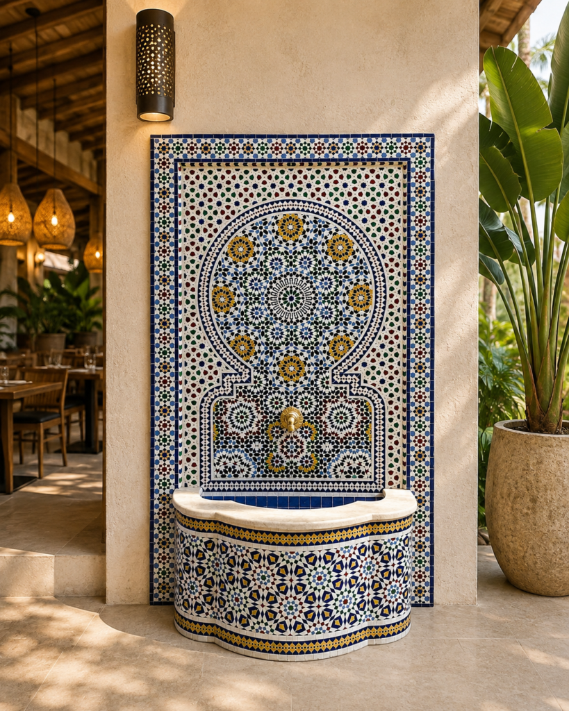 Zellige Fountain MF0256