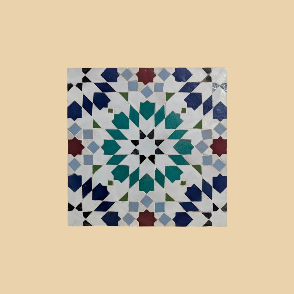 Handmade Moroccan Zellige Tile