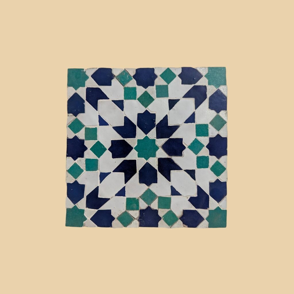 Handmade Moroccan Zellige Tile