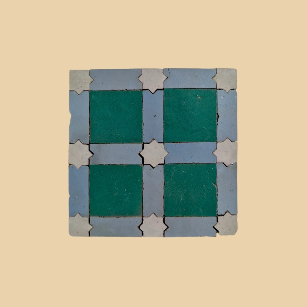 Handmade Moroccan Zellige Tile