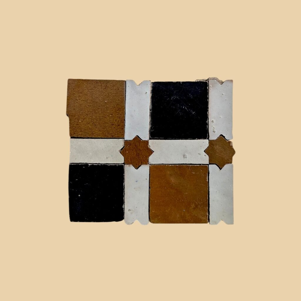Handmade Moroccan Zellige Tile