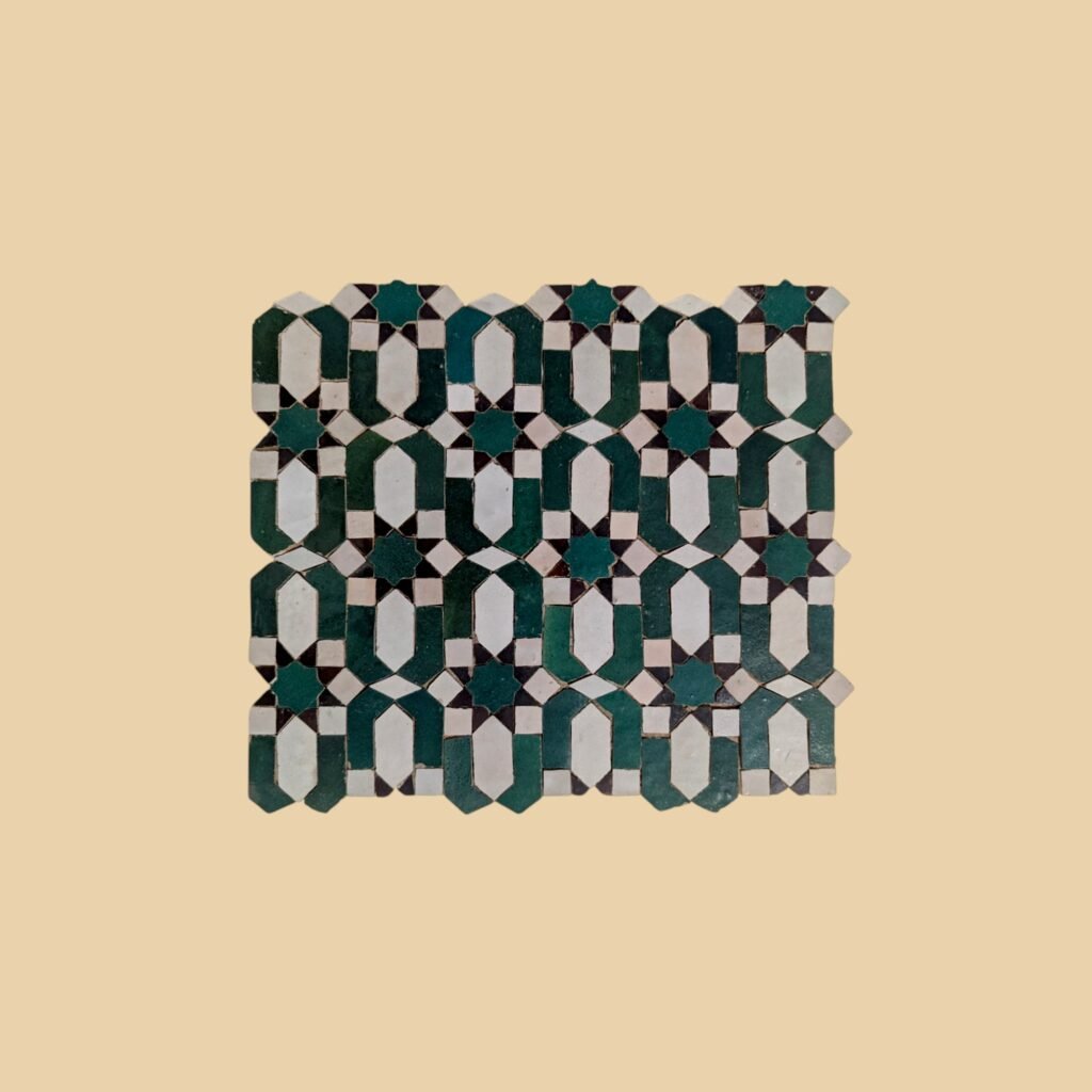 Handmade Moroccan Zellige Tile