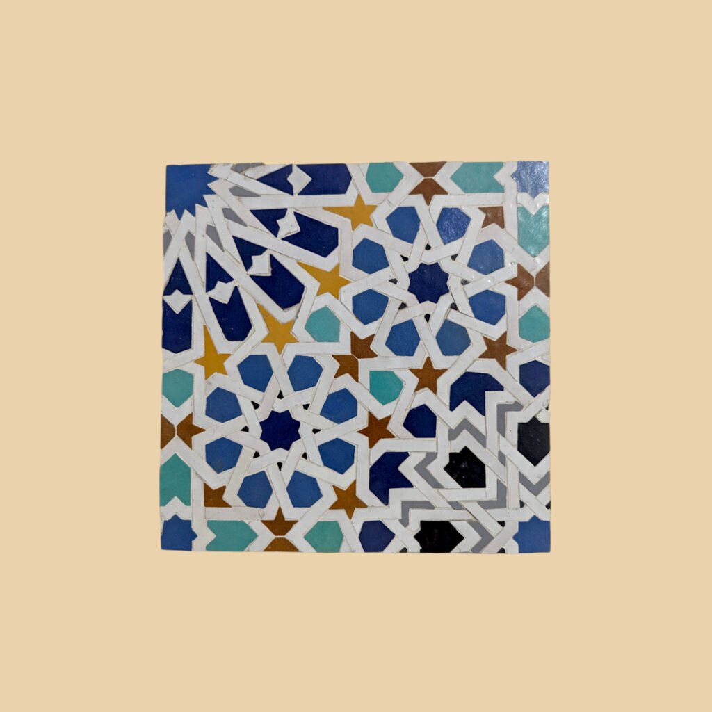 Handmade Moroccan Zellige Tile