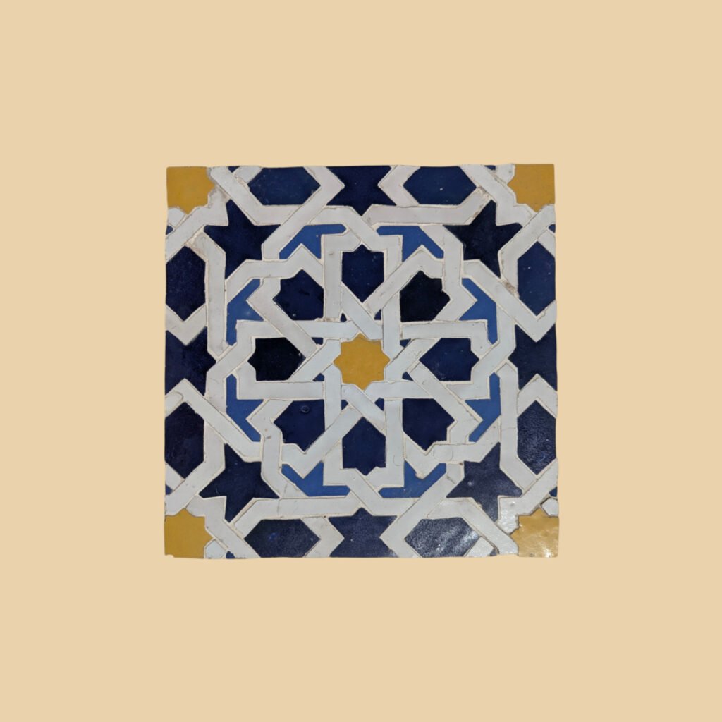 Handmade Moroccan Zellige Tile