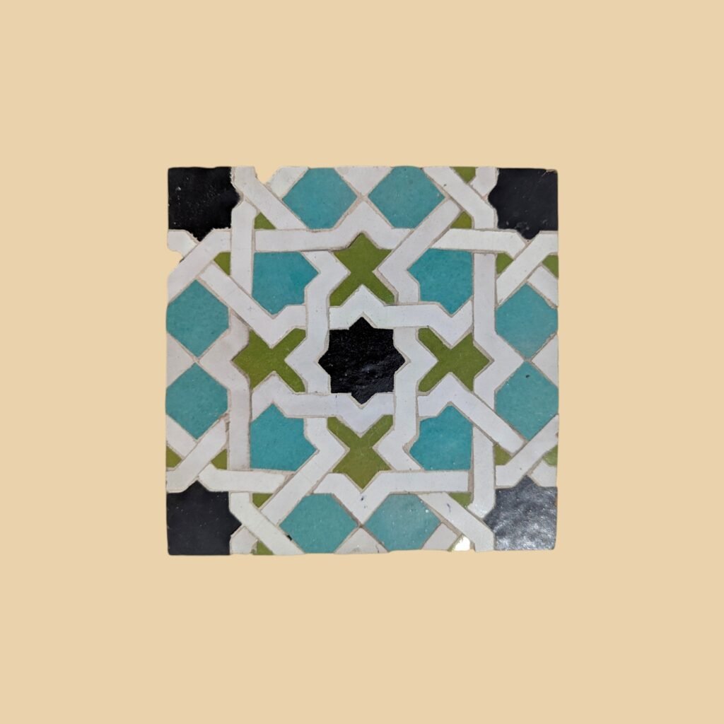 Handmade Moroccan Zellige Tile