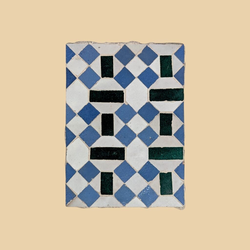 Handmade Moroccan Zellige Tile