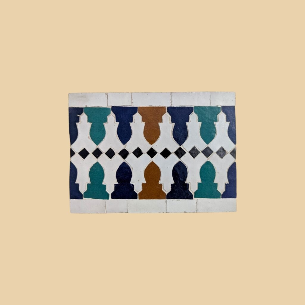 Handmade Moroccan Zellige Tile