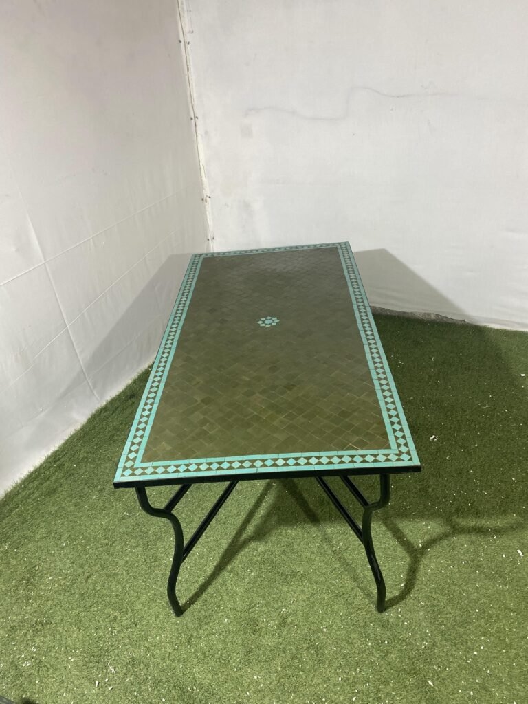 Handmade Moroccan Zellige Mosaic Table — MT0138