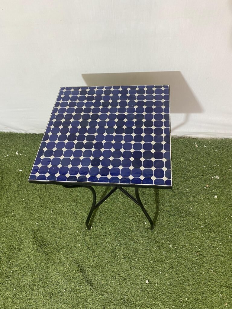 Handmade Moroccan Zellige Mosaic Table — MT0133