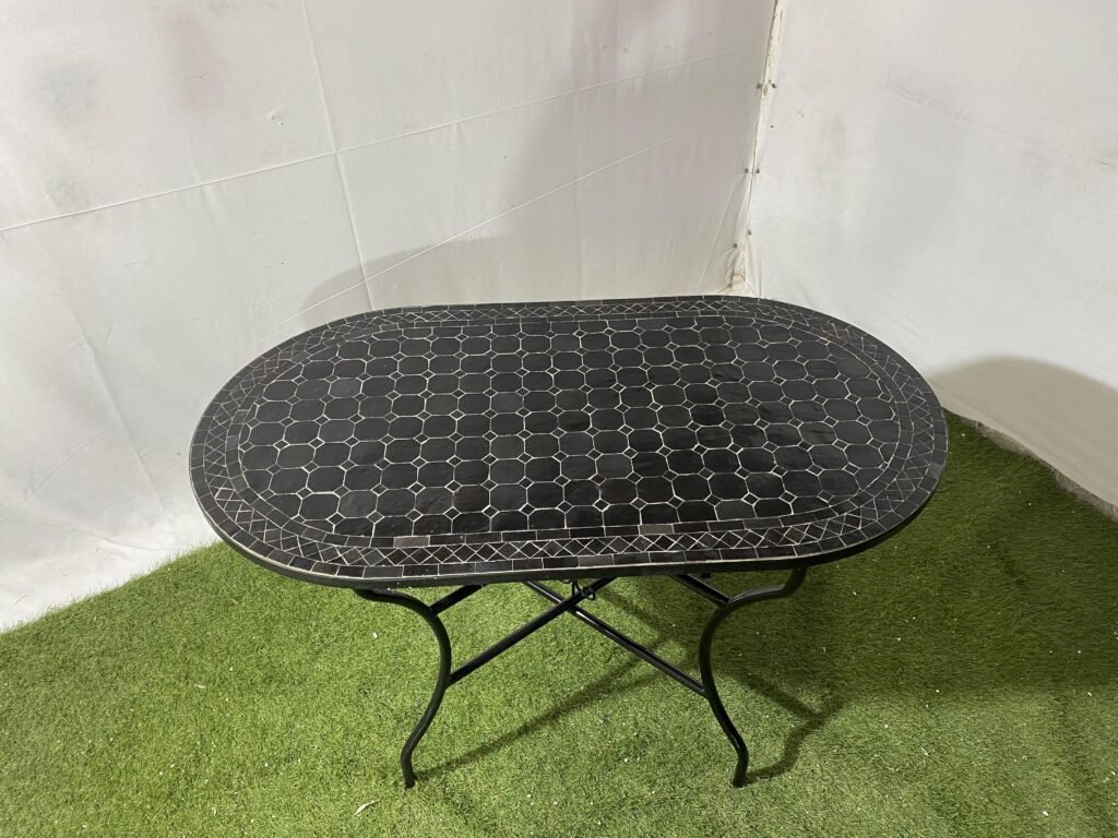 Handmade Moroccan Zellige Mosaic Table — MT0128