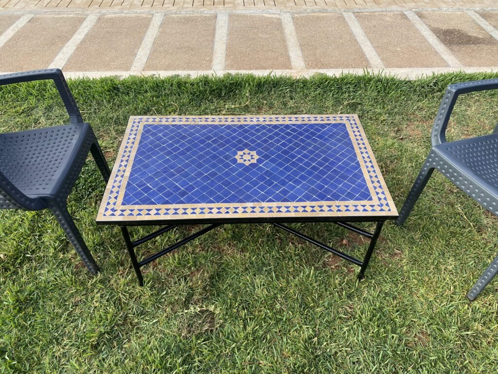 Handmade Moroccan Zellige Mosaic Table — MT0070