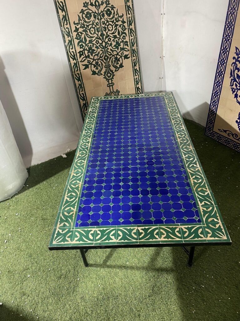 Handmade Moroccan Zellige Mosaic Table — MT0123