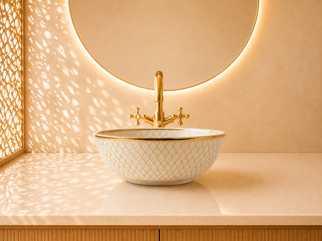 Handmade Moroccan Ceramic Basin