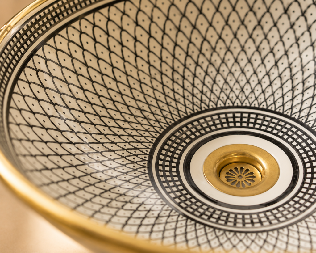 Handmade Moroccan Ceramic Basin