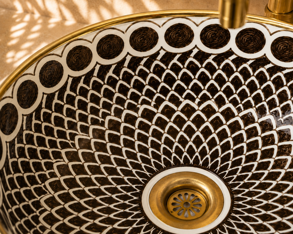 Handmade Moroccan Ceramic Basin