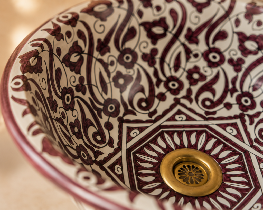 Handmade Moroccan Ceramic Basin