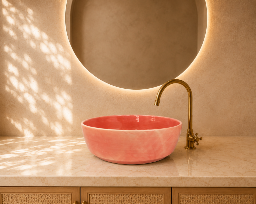 Handmade Moroccan Ceramic Basin