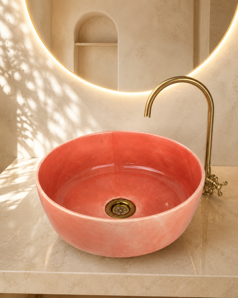 Handmade Moroccan Ceramic Basin