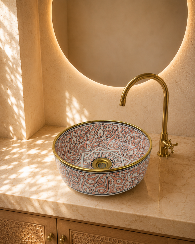 Handmade Moroccan Ceramic Basin