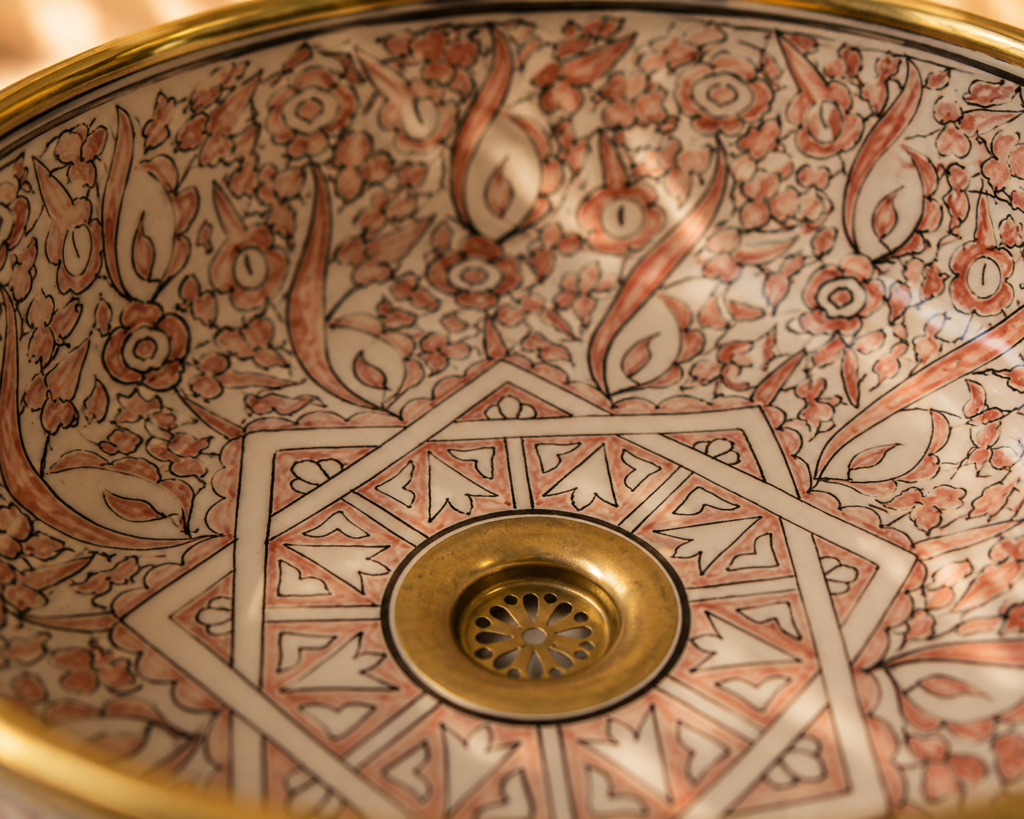 Handmade Moroccan Ceramic Basin