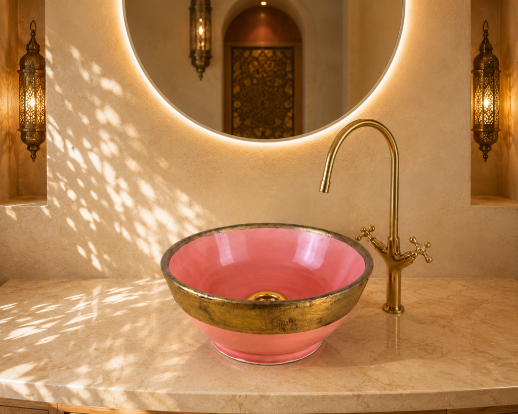Handmade Moroccan Ceramic Basin
