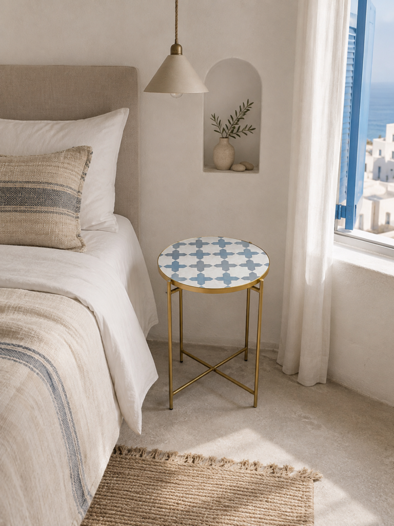 Handmade Moroccan Zellige Mosaic Table — MT0105