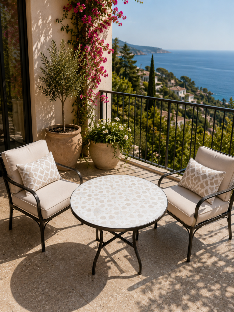 Handmade Moroccan Zellige Mosaic Table — MT0067