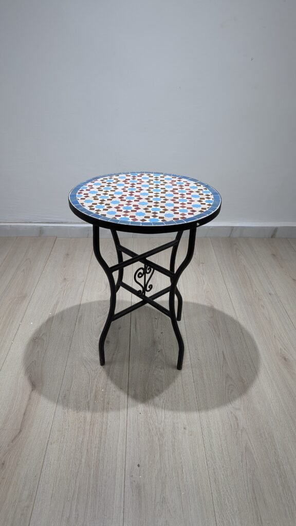 Handmade Moroccan Zellige Mosaic Table — MT0082