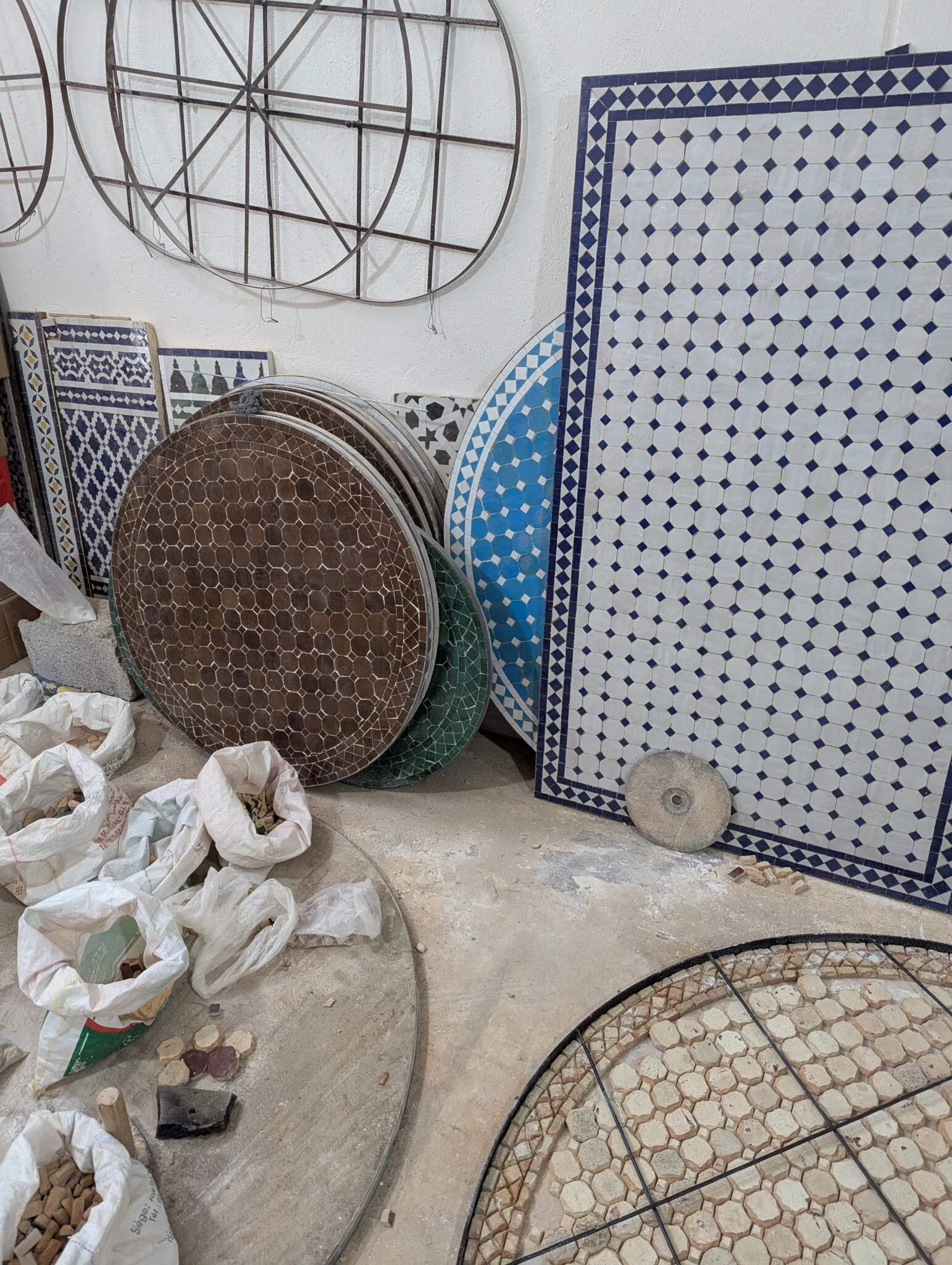 Zellige geometric patterns