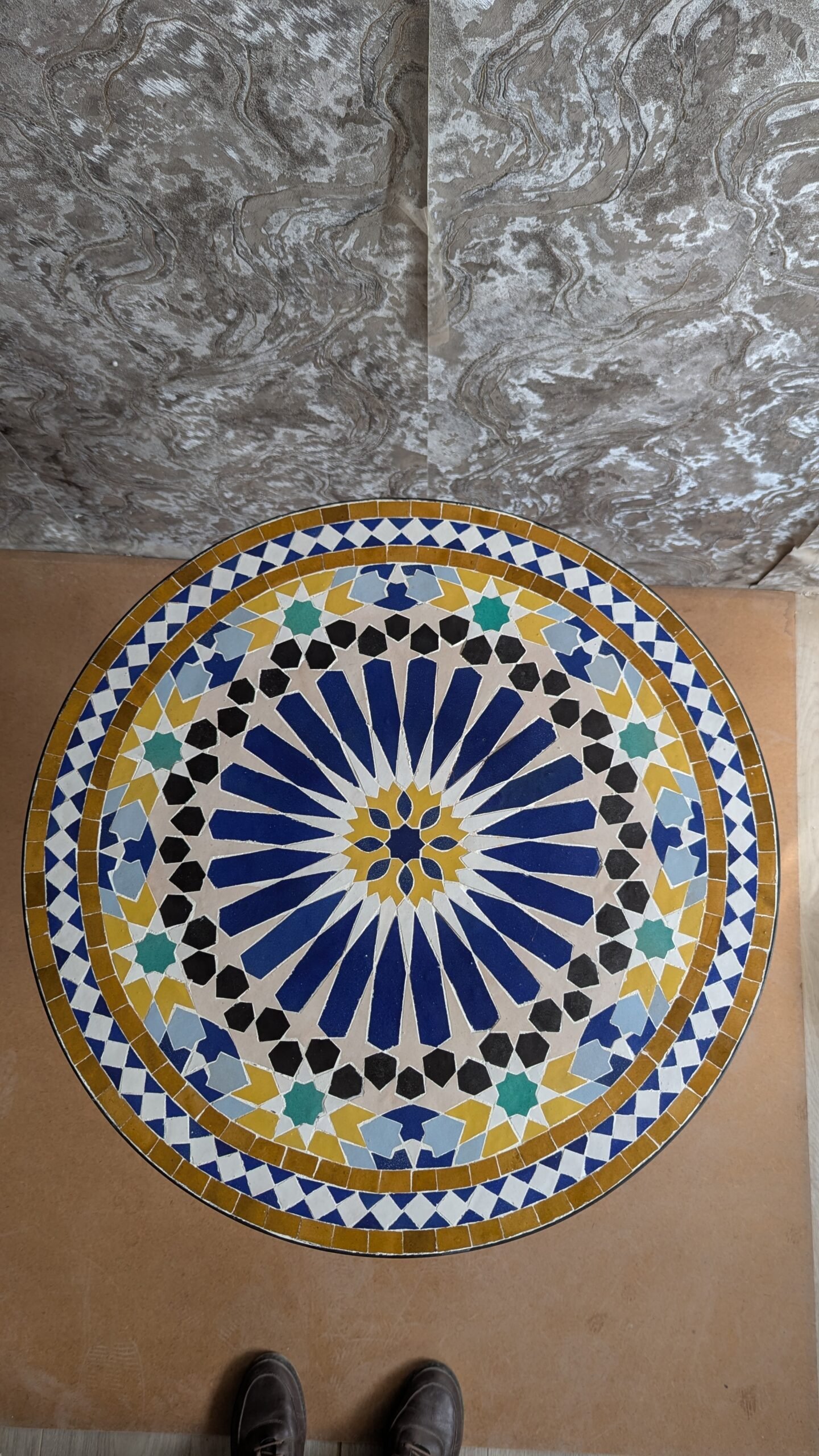 Moroccan Handcrafted Zellige Mosaic Table — MT002