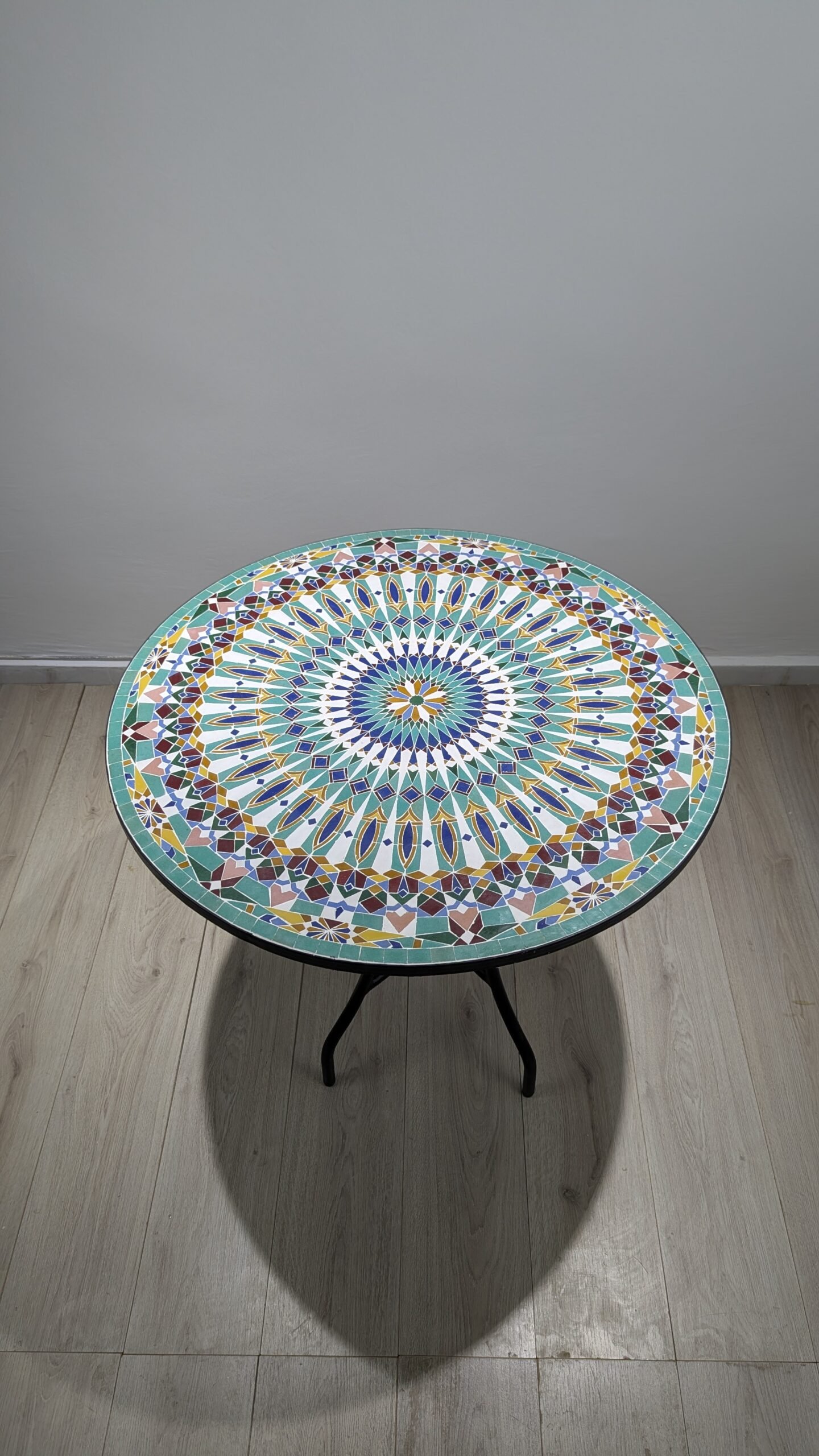 Moroccan Handcrafted Zellige Mosaic Table — MT003