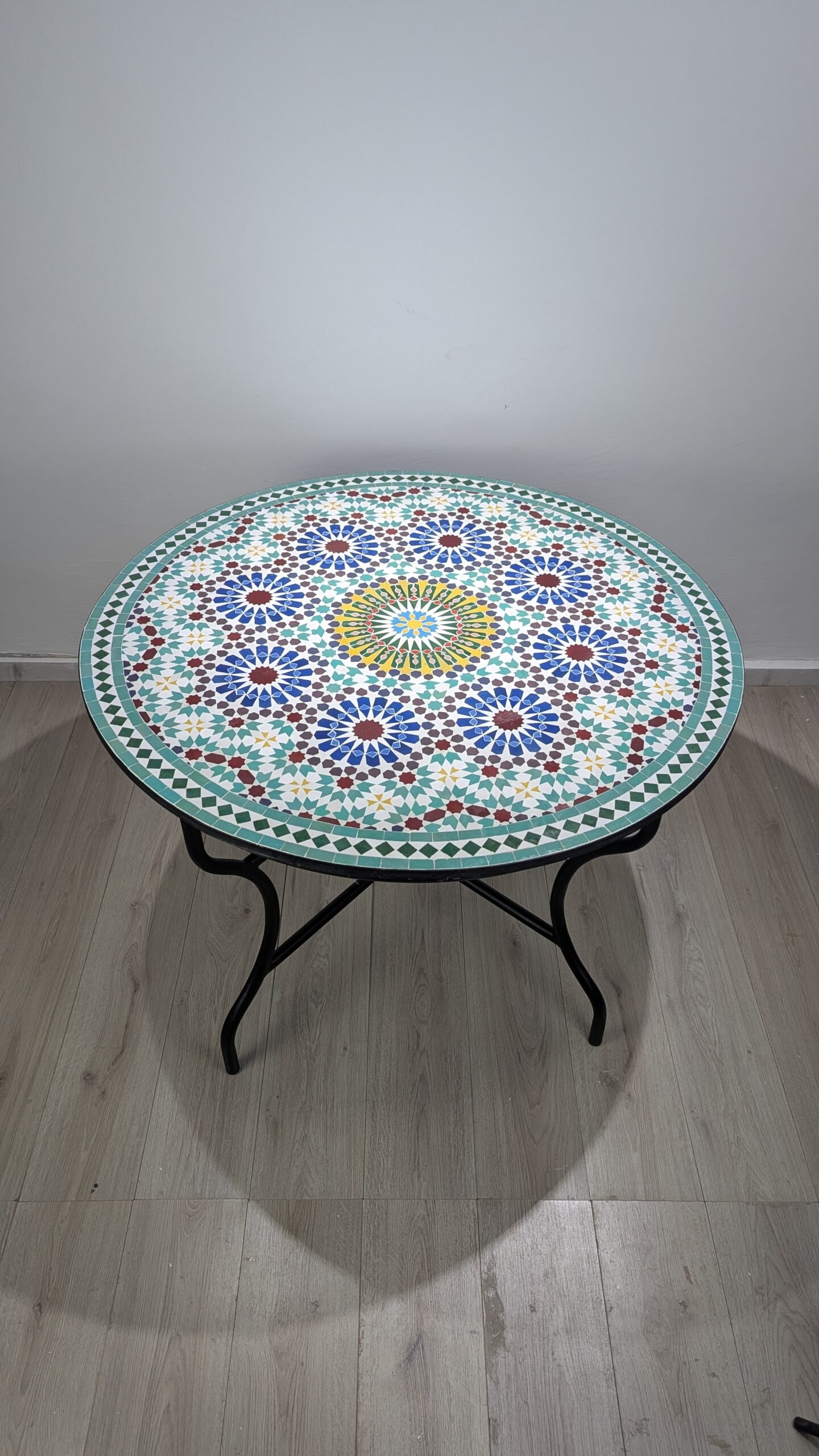 Moroccan Handcrafted Zellige Mosaic Table — MT0014